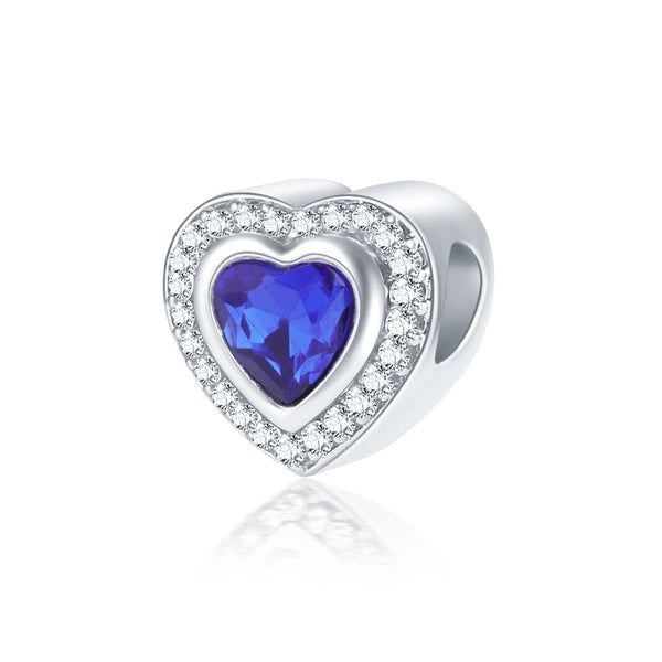 Bellartini Love Heart Pendant Charm Fit Pandora Bracelet
