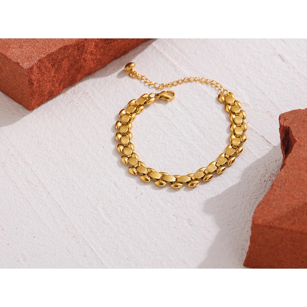 Bellartini 18K Gold Chain Milano Bracelet WP