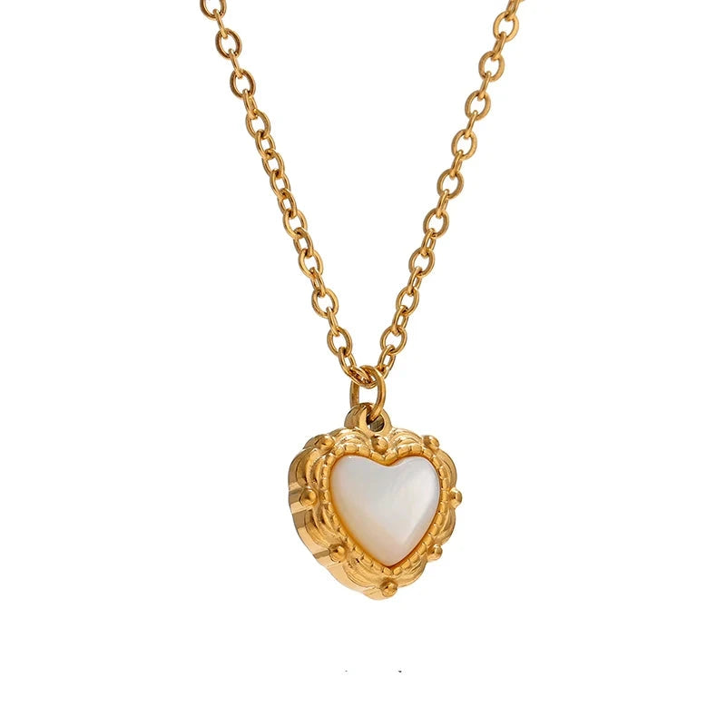 Bellartini Gold Heart Pendant Necklace Roma