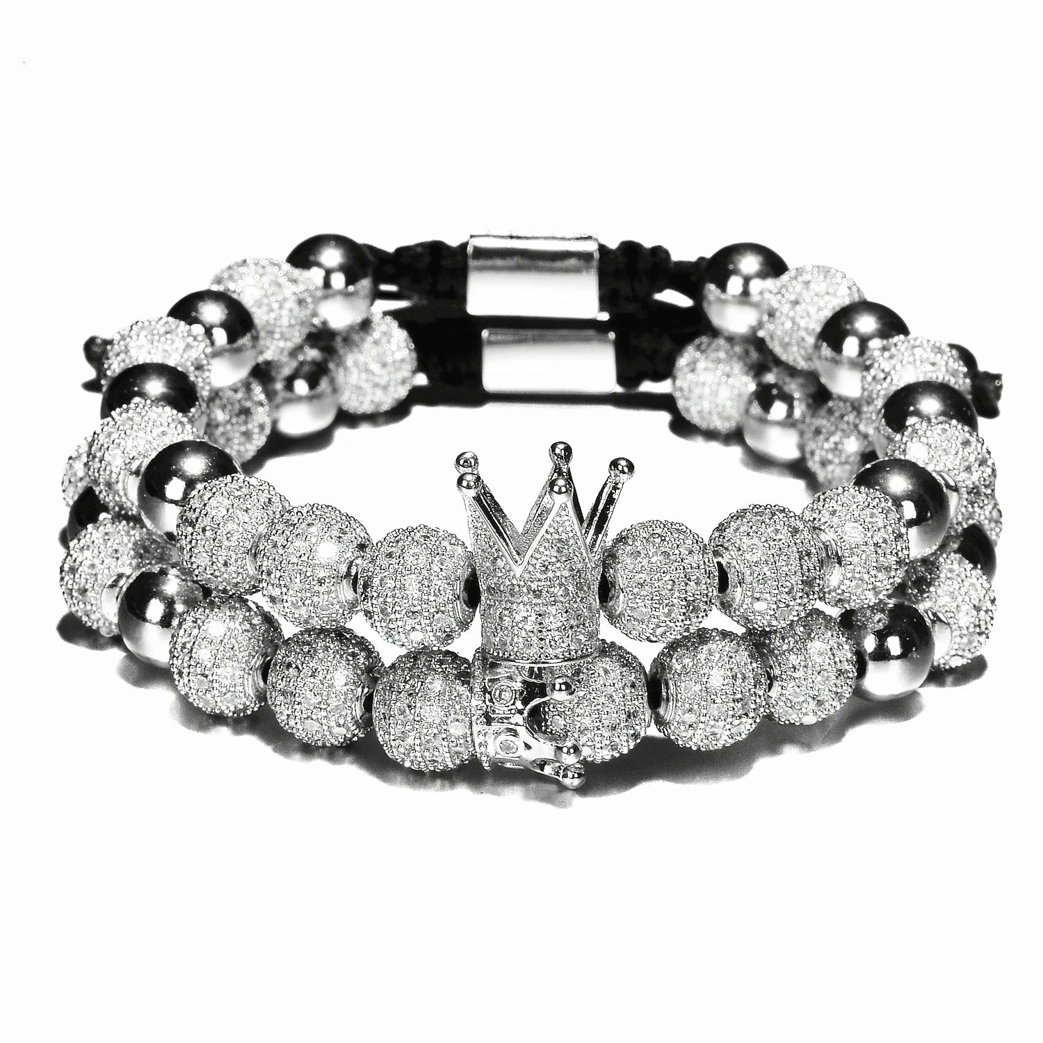 Bellartini Luxury Crown Charm Men Bracelets