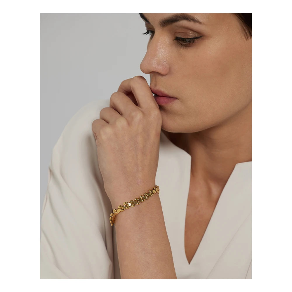 Bellartini 18K Gold Chain Milano Bracelet WP