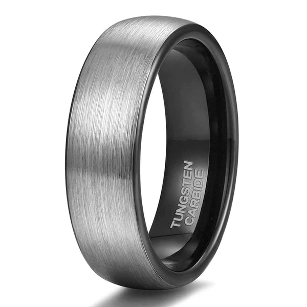 Bellartini Parma Brushed Tungsten Ring for Men