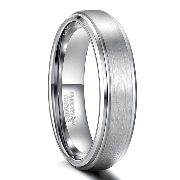 Bellartini Amalfi Silver Tungsten Ring for Men