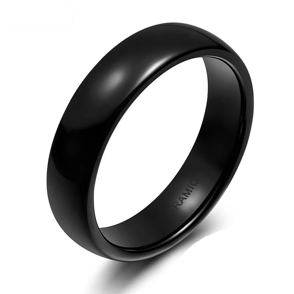 Bellartini Arezzo Black Ceramic Ring for Men