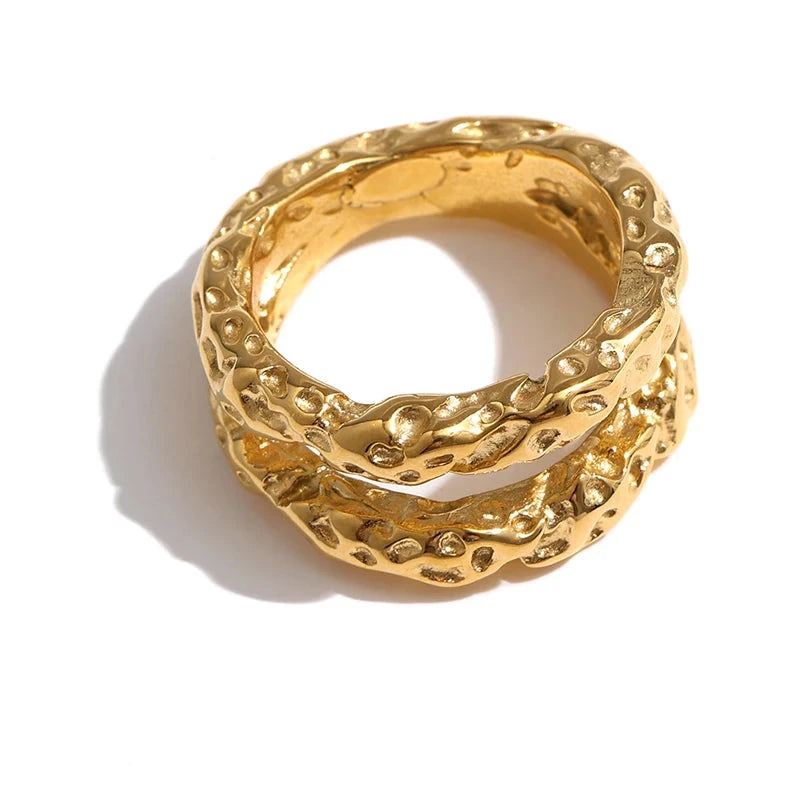 Bellartini 18k Gold Round Rings Venice