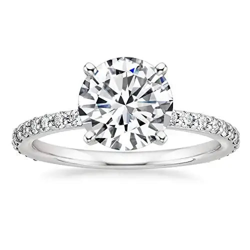 Bellartini Florence 1.25CT Round Solitaire 925 Sterling Silver Cubic Zirconia Ring