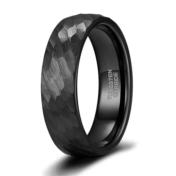 Bellartini Rome Black Tungsten Ring for Men