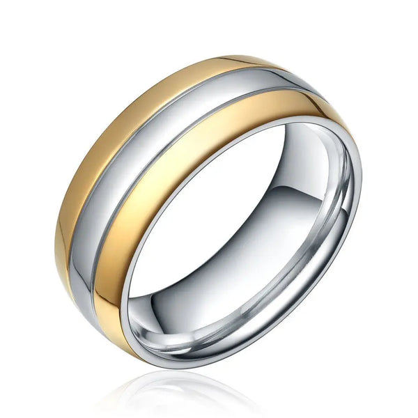 Bellartini Como Gold Titanium Ring for Men