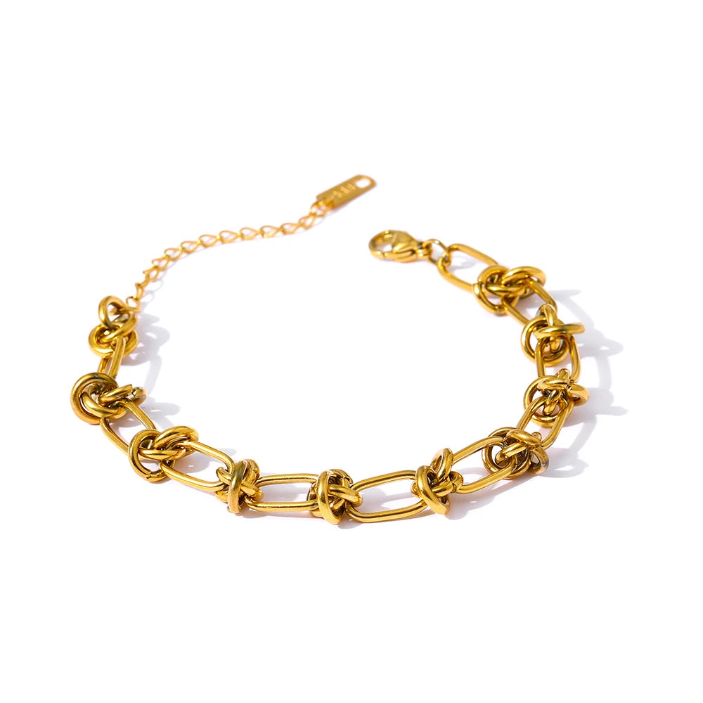 Bellartini 18K Gold Italy Chains Bracelet