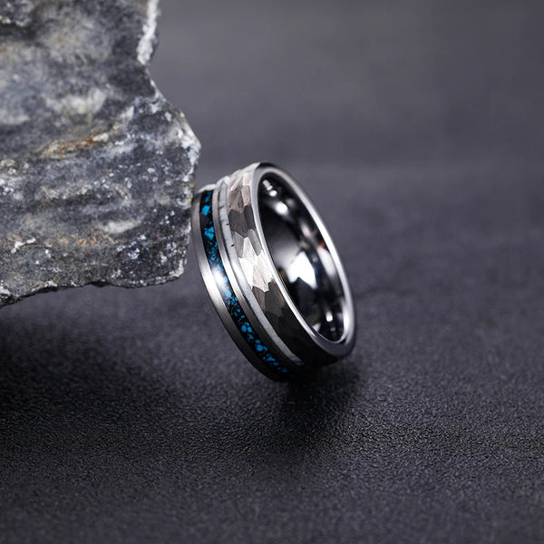 Bellartini Verona Silver Tungsten Ring for Men