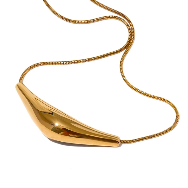 Bellartini 18K Gold Pendant Clavicle Necklace WP New Chic Style