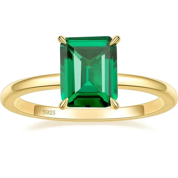 Bellartini Siena Gold Emerald Ring