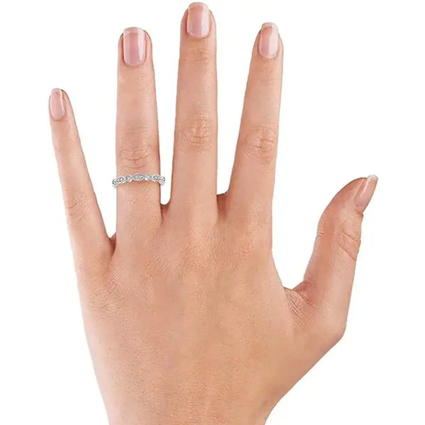 Bellartini Florence 925 Sterling Silver Cubic Zirconia Marquise Ring