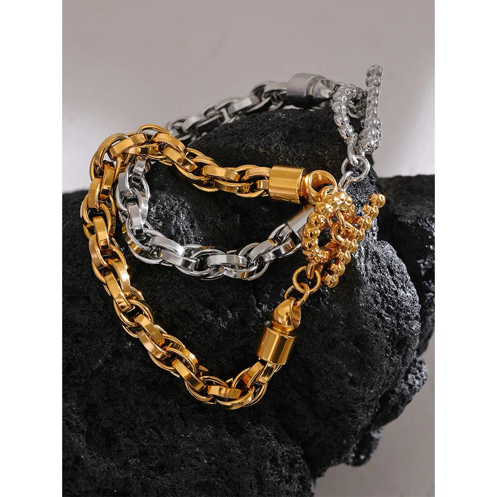 Bellartini 230*9mm Thicker Link Chain Men Bracelet WP