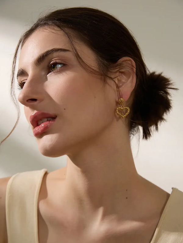 Bellartini Florence Gold Earrings Vintage Romantic Charm WP