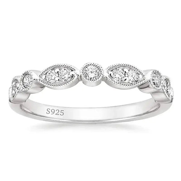 Bellartini Florence 925 Sterling Silver Cubic Zirconia Marquise Ring