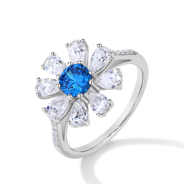 Bellartini Palermo Silver Flower Ring