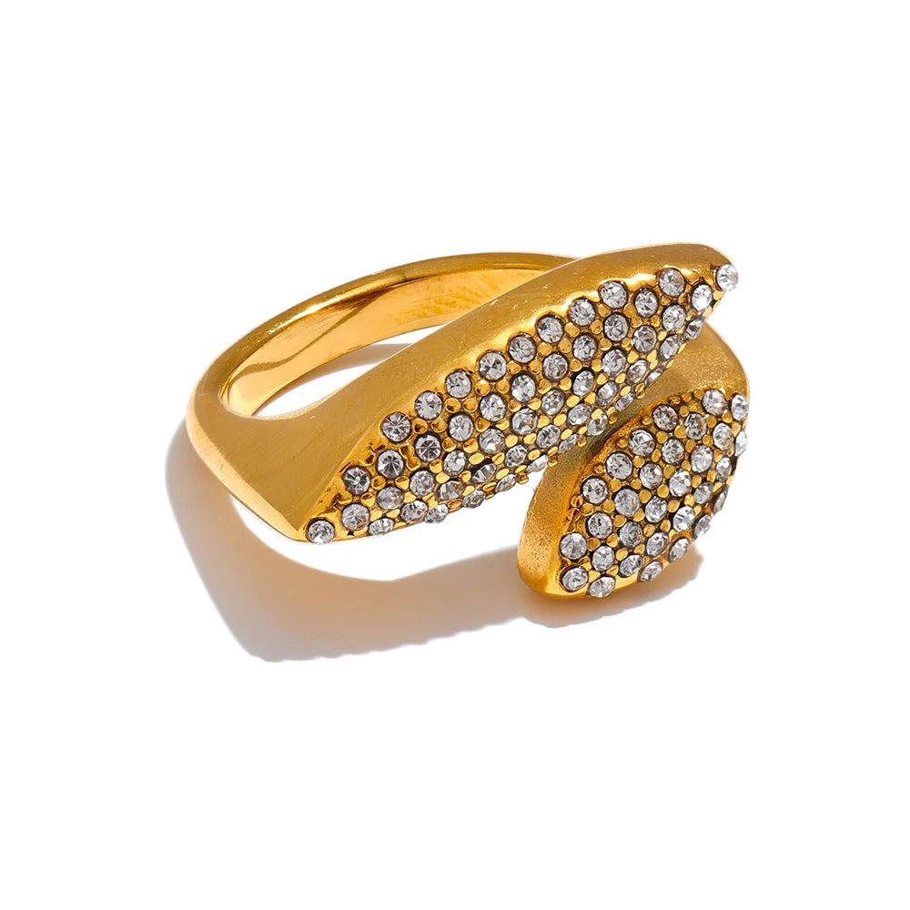 Bellartini Gold Bling Cubic Zirconia Ring WP