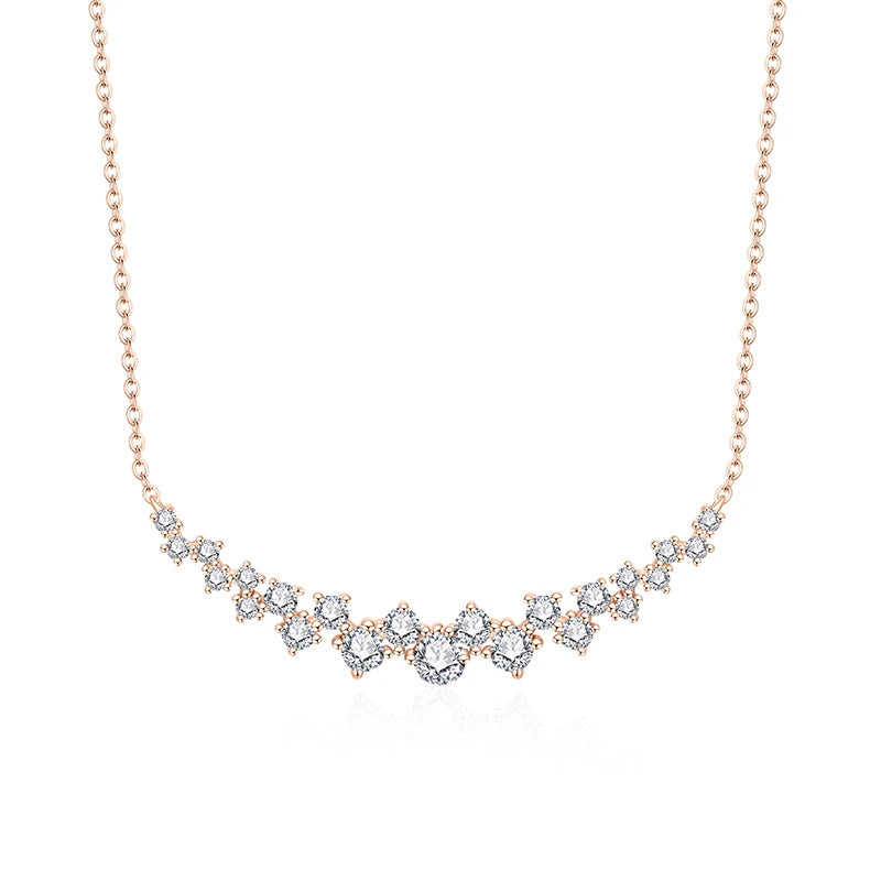 Bellartini Gold S925 Silver Luxury Moissanite Necklace