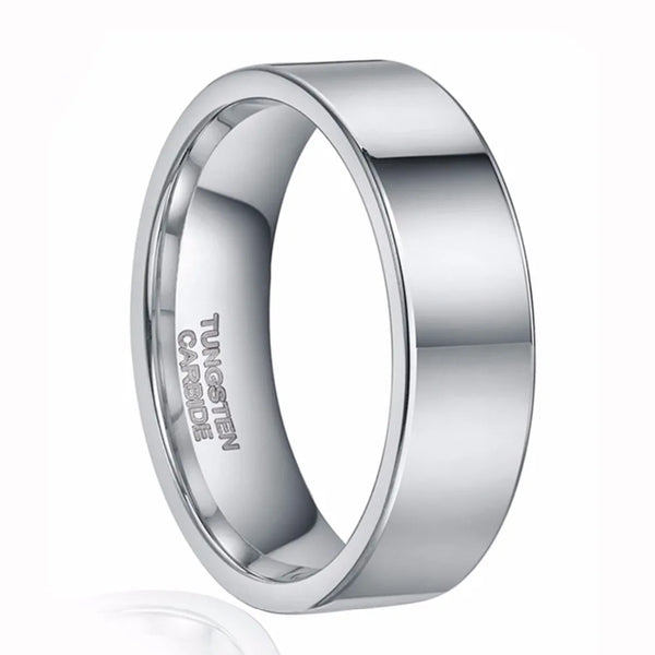 Bellartini Bergamo Polished Tungsten Ring for Men