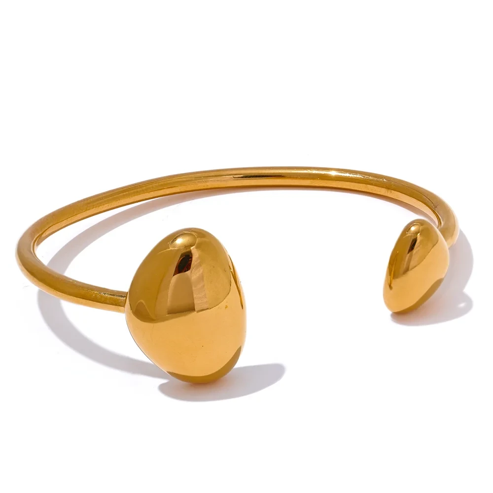 Bellartini Gold Personalized Cuff Open Bracelet WP