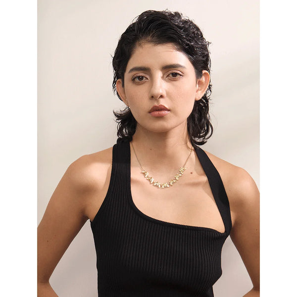 Bellartini 18k Gold Exquisite Butterfly Chain Adjustable Necklace