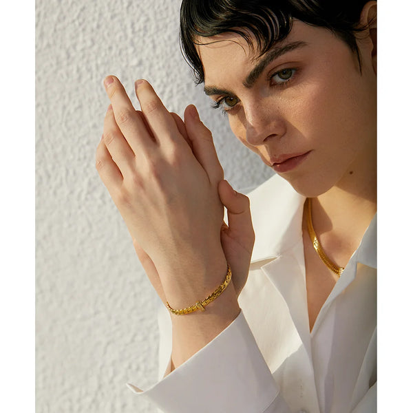 Bellartini 18k Gold Milano Chain Bracelet WP