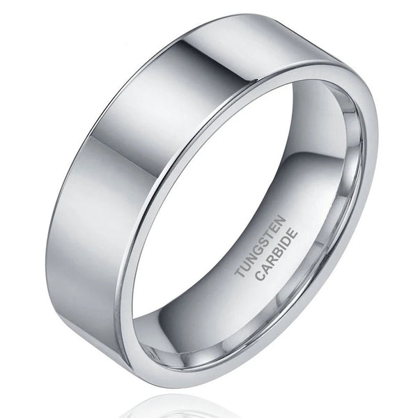 Bellartini Bergamo Polished Tungsten Ring for Men