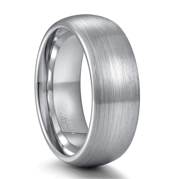 Bellartini Rome Silver Tungsten Ring for Men
