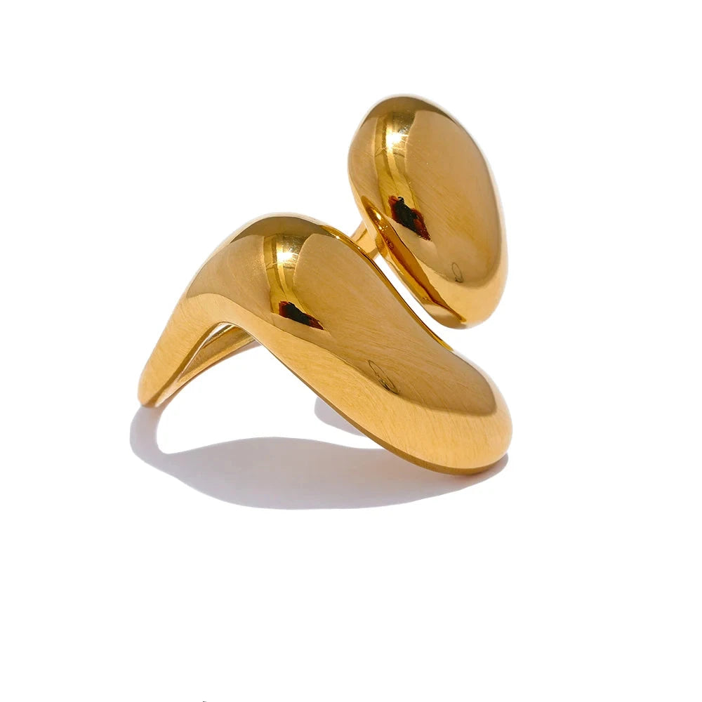 Bellartini Gold Metal Casting Minimalist Ring WP Florence