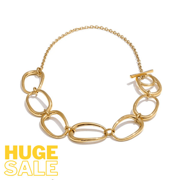 Bellartini Florence Gold Handmade Polished Chain Necklace