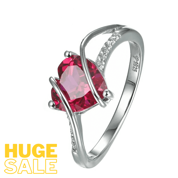 Bellartini Palermo Heart Shape Ruby