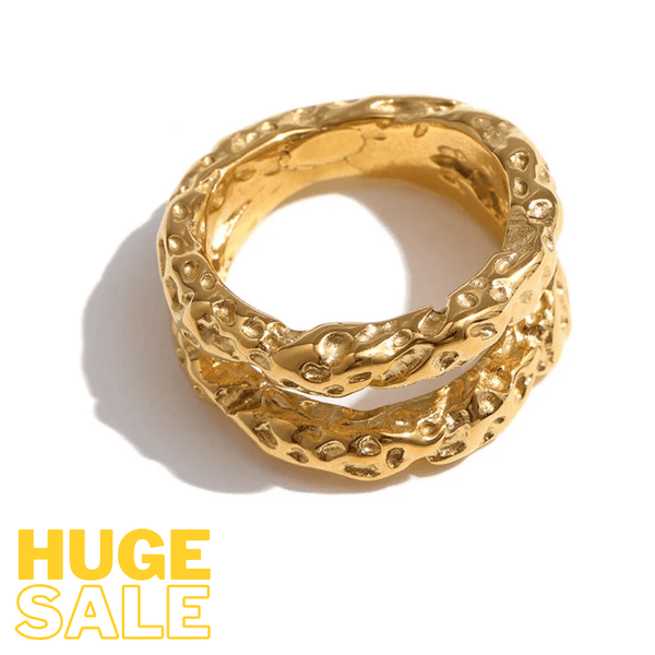 Bellartini 18k Gold Round Rings Venice
